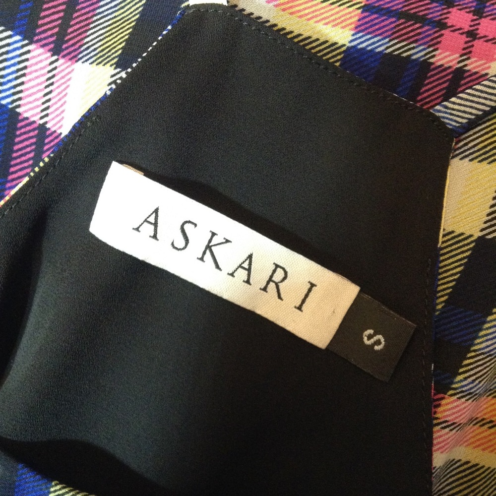 Askari Plaid Racerback Tank Top Size Small - Picture 5 of 7